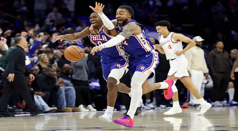 Final moments of LA Clippers vs 76ers Match