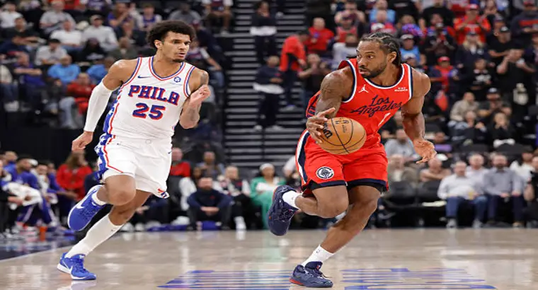 LA Clippers vs 76ers Match live view