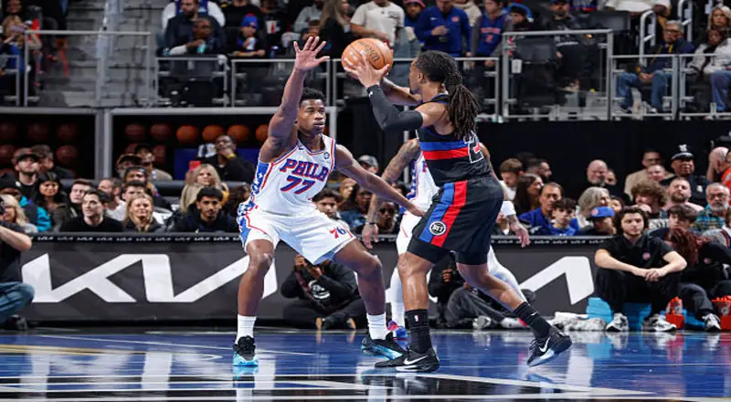 Star Player Match Stats - 76ers vs Detroit Match player stats