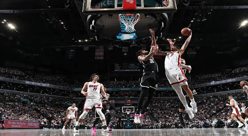 Team Stats comparison in miami heat vs brooklyn nets match