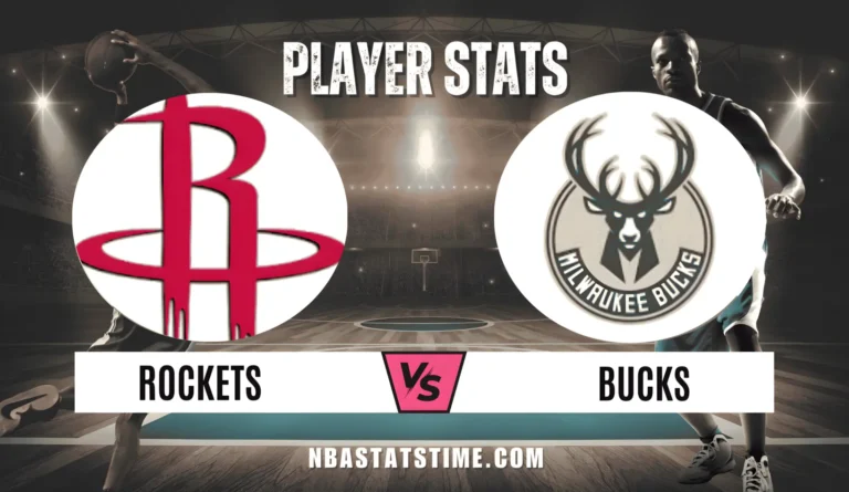 Houston Rockets vs Milwaukee Bucks Match Player Stats