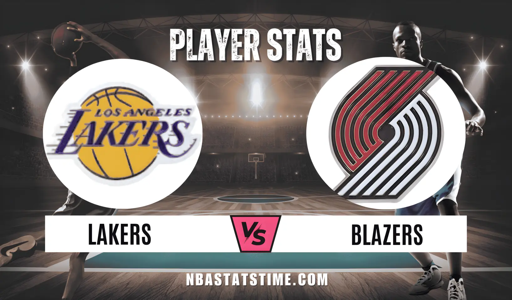 Lakers vs Portland Trail Blazers Match Player Stats