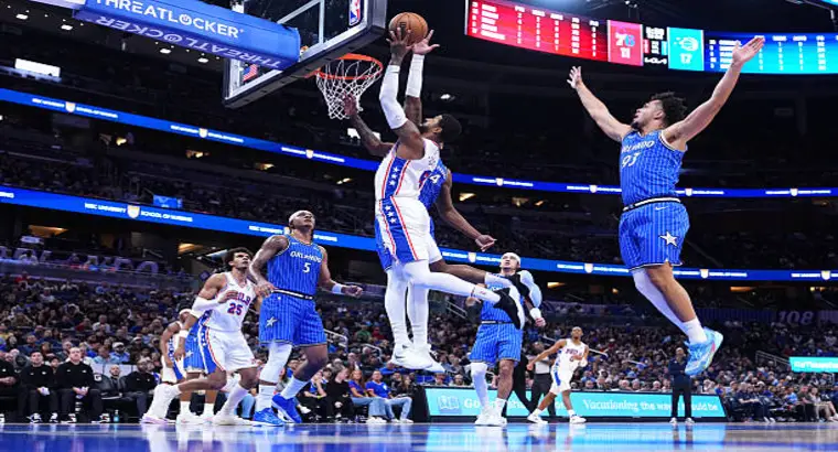Orlando Magic vs 76ers Stats comparison