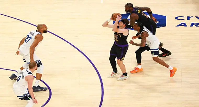 timberwolves and lakers match snapshot