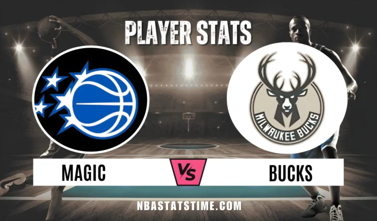 Orlando Magic vs Milwaukee Bucks Match Player Stats